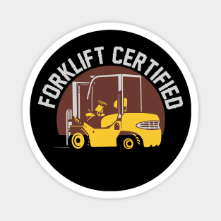 Forklift Certified Magnet